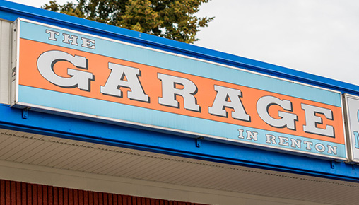 Sign | image from list #1 | The Garage in Renton
